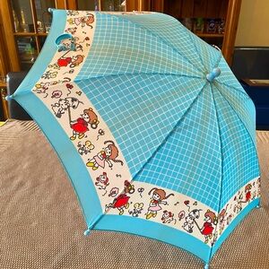 Vintage Blue Umbrella